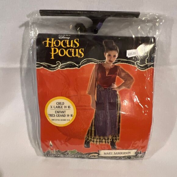 Disney Hocus Pocus Mary Sanderson Child Costume - NWT - Picture 1 of 2